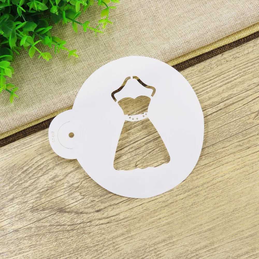 Сумка и платье модный трафарет для выпечки набор украшения торта мастики