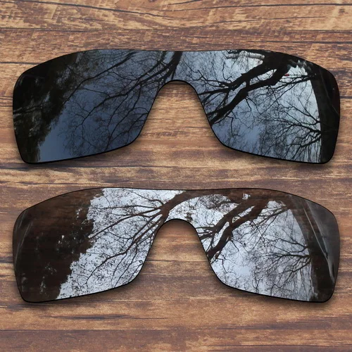 ToughAsNails Polarized Replacement Lenses for Oakley Batwolf Sunglasses- Multiple Options - Цвет линз: Black and Black IR