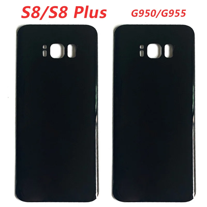 Задняя дверь батарея для samsung S8 G950 G950F/S8+ G955 G955F s8 Plus S8 крышка батареи без объектива