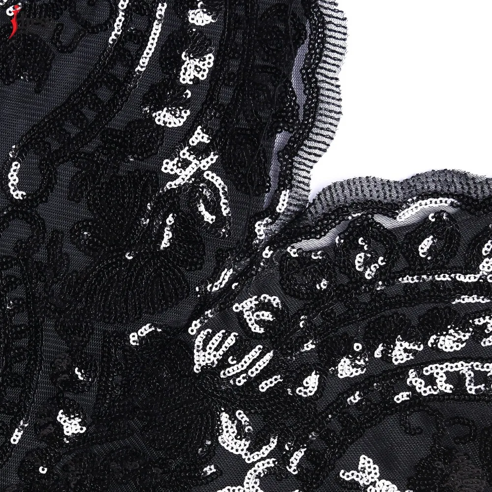 Женское Сетчатое боди с длинным рукавом IDress пляжный кружевной топ v образным