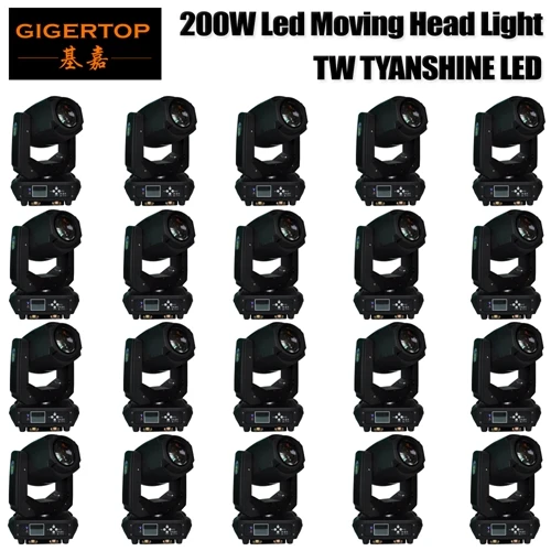 20 Gigertop TP-L660 светодио дный Вт светодиодный движущийся головной свет DMX512/Звук/Авто/мастер-раб управление 6/18 каналы 3 грань/6 граней объектив зум-фокус - Цвет: 20