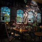 Пользовательские 3D фото обои ретро промышленного ветра Ветхого окна большая художественная роспись стен бара ресторана папье Peint росписи 3D