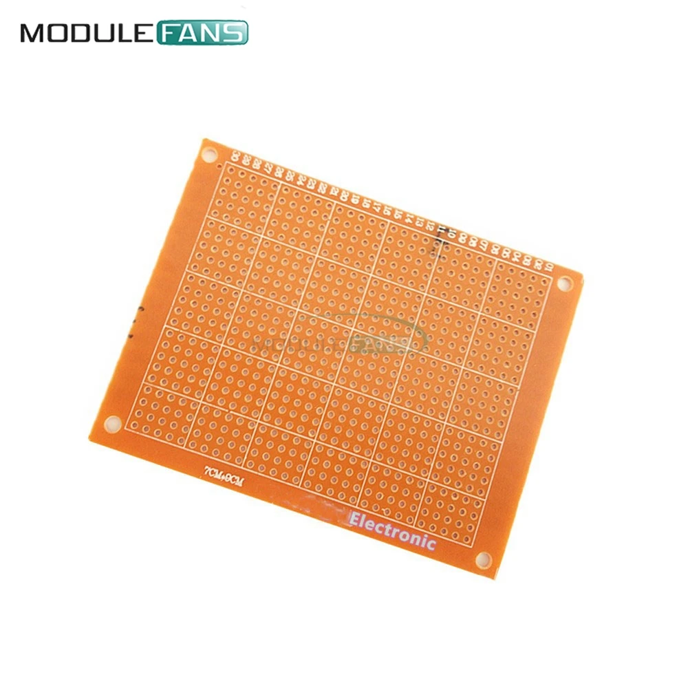 2 шт. 7x9 7*9 см Односторонний Прототип PCB Универсальный макет платы
