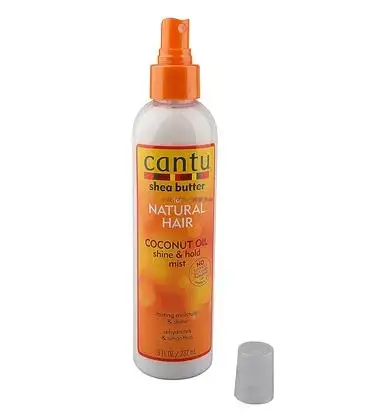 Cantu масло ши натуральные волосы кокосовое масло блеск и удерживайте туман