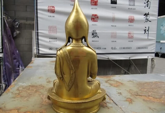 USPS в США S0318 Тибетский буддизм медная рафинированная статуя буддизма Далай ламы