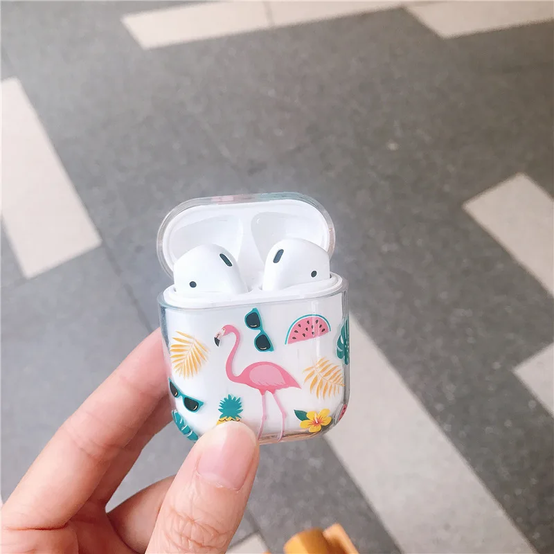 Уникальный Цветок Жесткий наушник чехол для Apple AirPods чехол Аксессуары Bluetooth гарнитуры защитный чехол для Airpods Shell