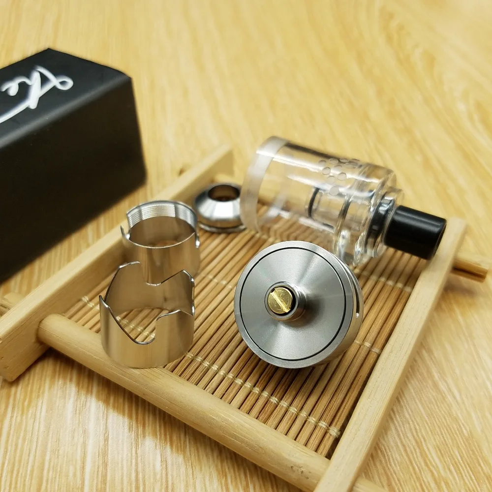 SXK Hurricane Mini RTA атомайзер 22 мм Диаметр 316 нержавеющая сталь Регулируемый воздушный