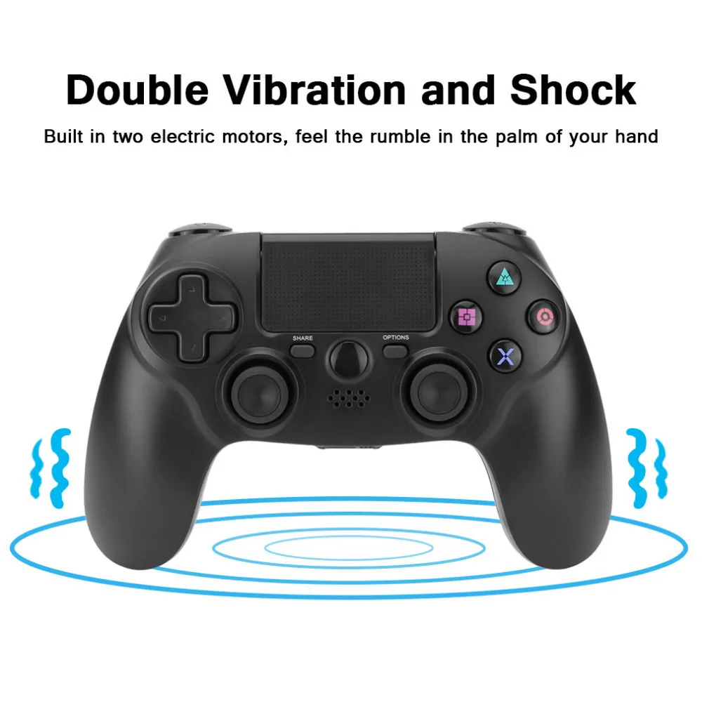 Для sony PS4 беспроводной пульт управления Bluetooth для Игровые приставки 4 Беспроводной Dual Shock Вибрационный джойстик геймпады для PS4