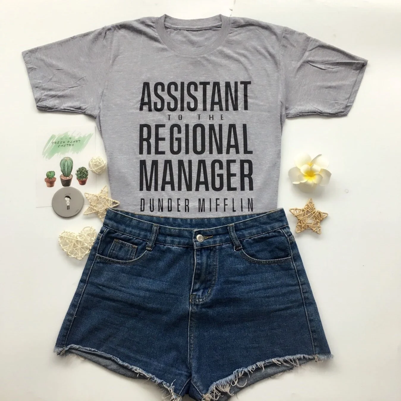

PUDO HJN Michael Scott Assistant to the Regional Manager Dunder Mifflin The Office TV Shows Characters Cartoon Funny T-Shirt