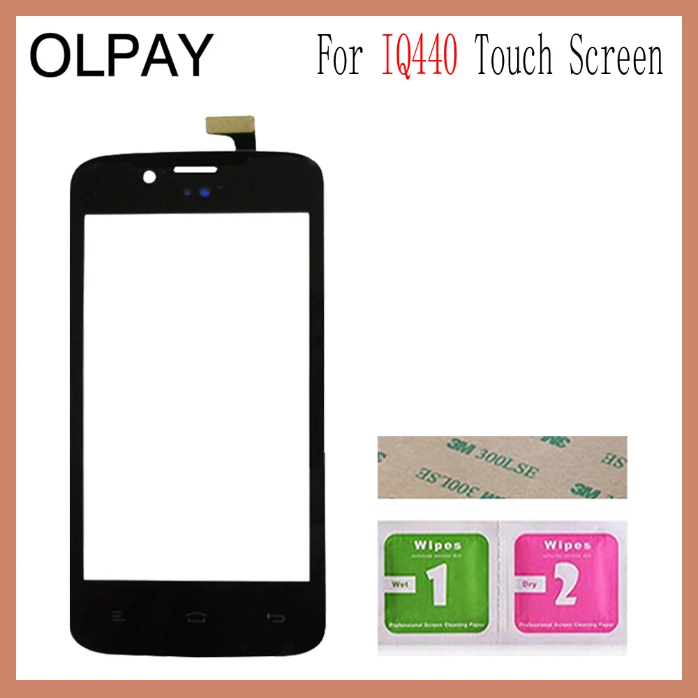 OLPAY 4,0 ''Сенсорное стекло для мобильного телефона для Fly IQ440 IQ 440 сенсорный экран дигитайзер Переднее стекло объектив сенсор инструменты Бесплатный клей и салфетки