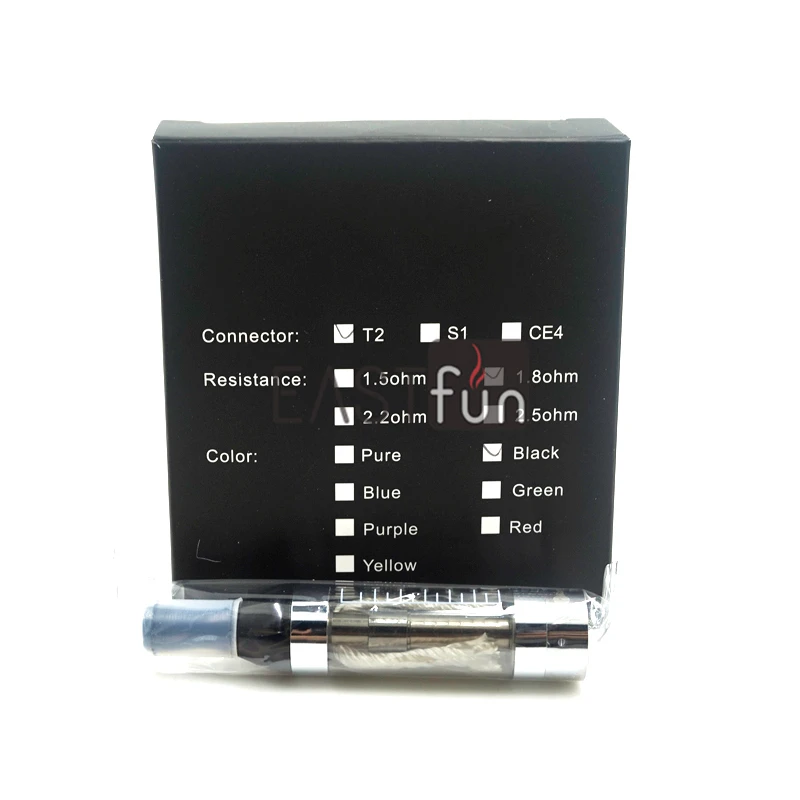 50 шт. оригинальный kanger t2 атомайзер для 510 ego1.8ohm электронная сигарета клиромайзер|t2
