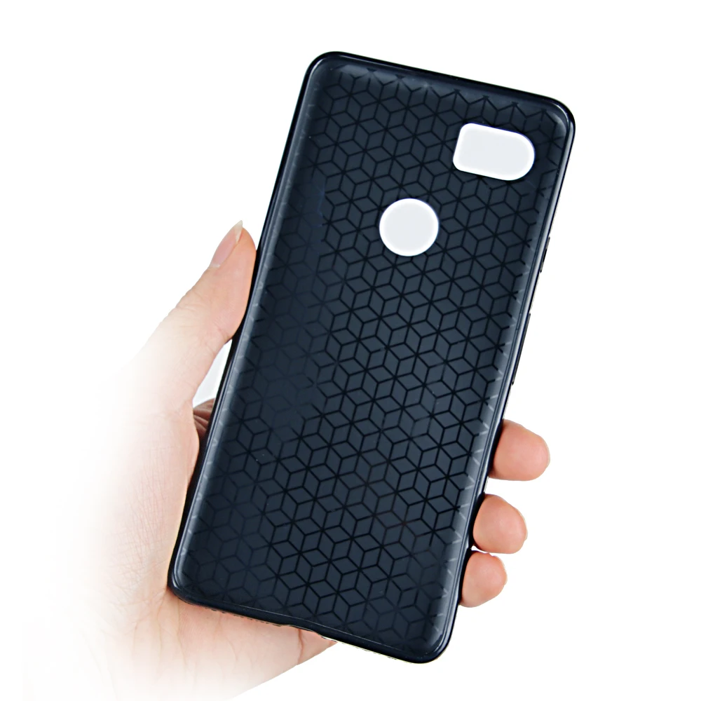 for Google Pixel 2 XL Case Slim Leather Texture Pattern Shockproof Protective Cover Rubber Silicone TPU Soft Armor Shell Bag |