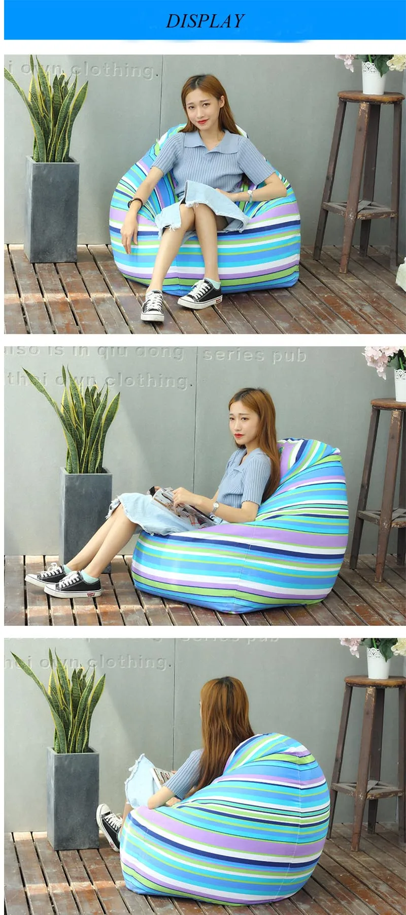 Bean Bags для взрослых Bean Bag Cover Whithout наполнение lounger Bean Boozled Pouf Chambre спальня ленивый мешок стул диван Pouf Geant