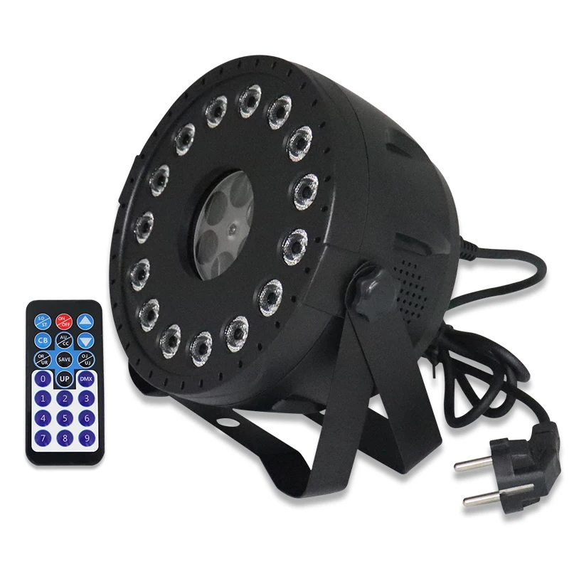 YSH 15 светодиодный Par лампы DMX контроллер эффект 15x1,5 Вт свет для дискотеки RGB для KTV дома вечерние DJ Сценический Свет Звук-активированный