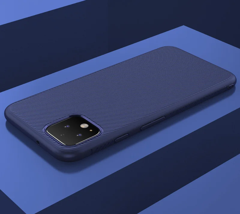 GKK саржевого переплетения твил чехол для Google Pixel 4 XL 3a XL матовый, мягкий, из ТПУ силиконовый чехол