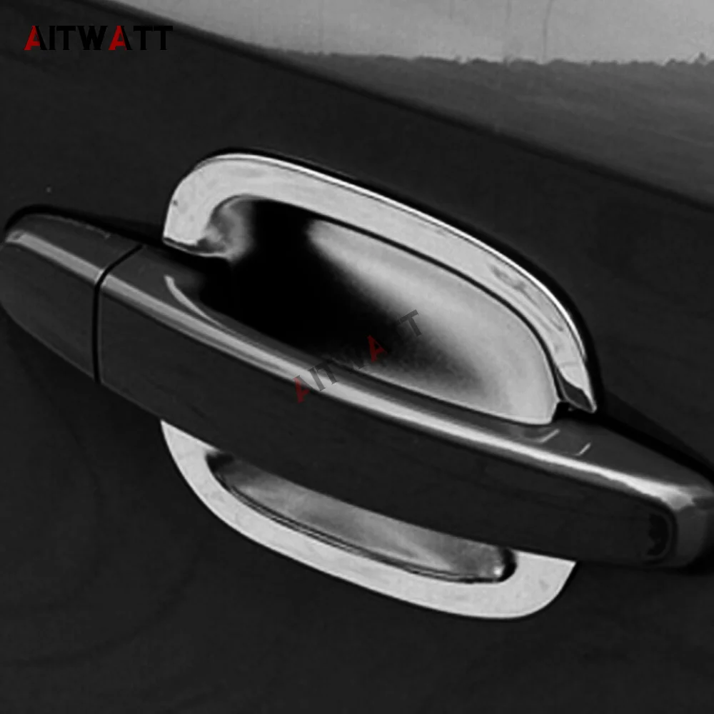 ABS хромированный автомобильный Стайлинг боковая дверная ручка Чаша Крышка