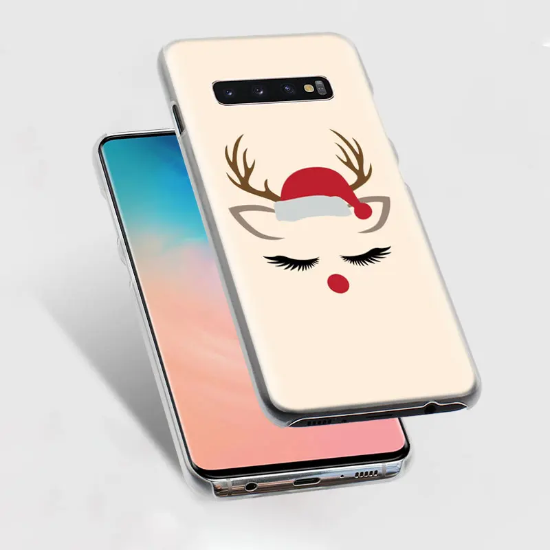 Чехол для телефона с рождественскими зимними пожеланиями s для samsung Galaxy S10e S10 S8 S9 Plus M10 M20 M30 A50 S6 S7 Edge, Жесткий Чехол