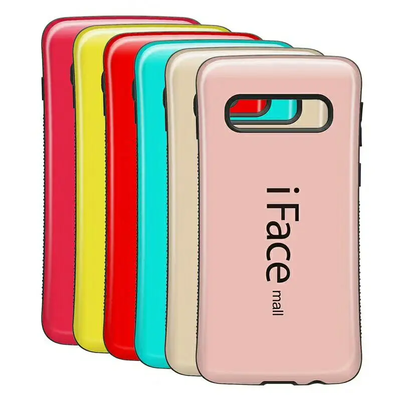 Iface mall для Samsung Galaxy S10 ударопрочный чехол из мягкого ТПУ + ПК жесткий пластиковый Plus
