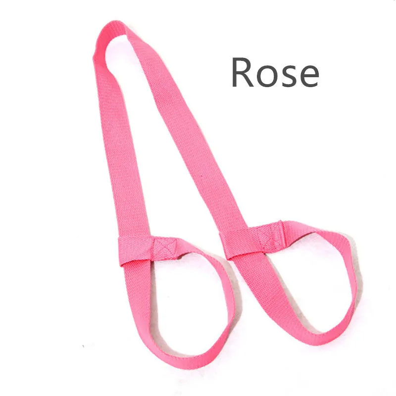

Yoga Mat Strap Adjustable Sport Sling Belt Shoulder Strap Exercise Belt Stretch Fitness Elastic Yoga Belt
