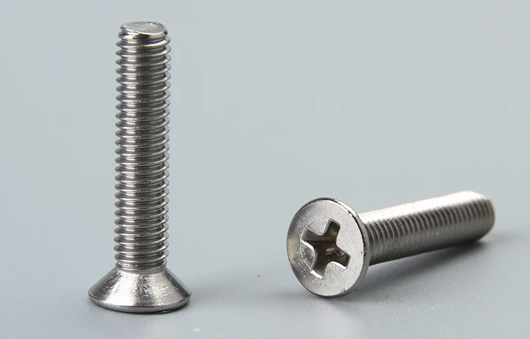 100pcs/lot M1.6/M2/M2.5/M3/M4/M5/M6*L DIN965 Stainless steel A4 Flat Head Machine Screw SUS 316 | Обустройство дома
