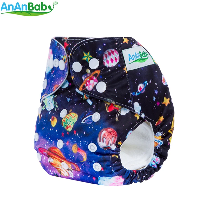 Ananbaby тканевые подгузники многоразовые Карманные Подгузники моющиеся