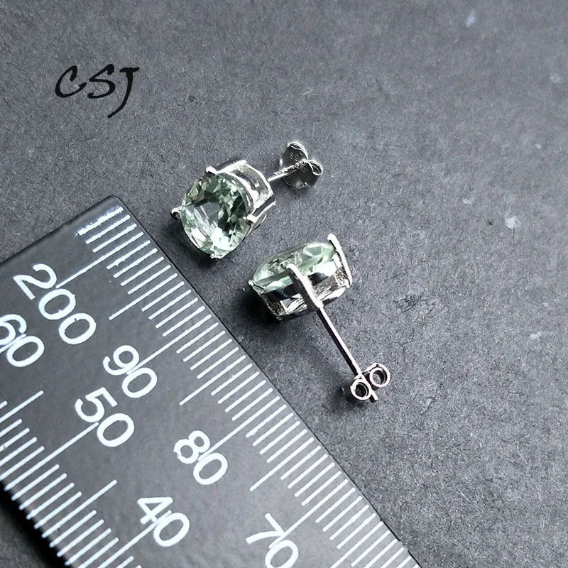 Женские серьги из серебра 925 пробы с натуральным аметистом|Серьги-подвески| |