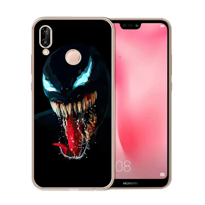 Крутой чехол для Huawei Nova plus 2 3 3i Y2 II Y6 Y3 2017 из мягкого силикона ТПУ etui телефона Venom