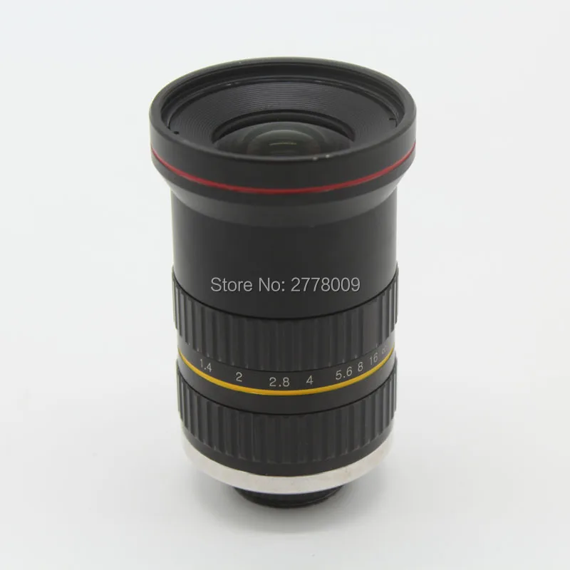 8MP 20 мм HD фиксированный фокус ручной Ирис CS C крепление объектива для камеры видеонаблюдения промышленный микроскоп камеры