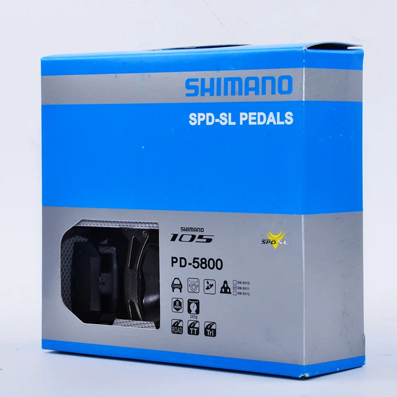 Shimano PD 5800 шоссейные велосипедные самофиксирующиеся педали 105 SPD SL карбоновые