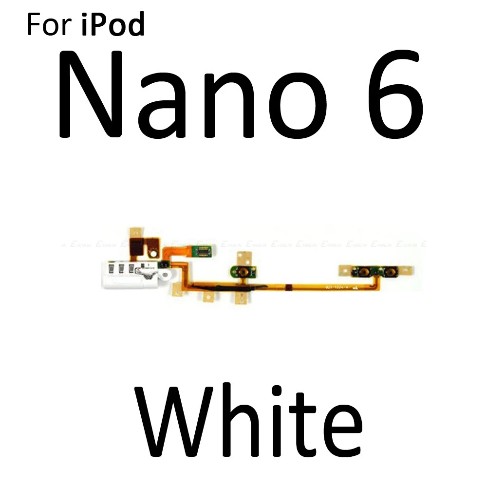 Кнопка громкости кнопка включения выключения гибкий кабель для iPod Touch 2 3 4 5 Nano 6 7