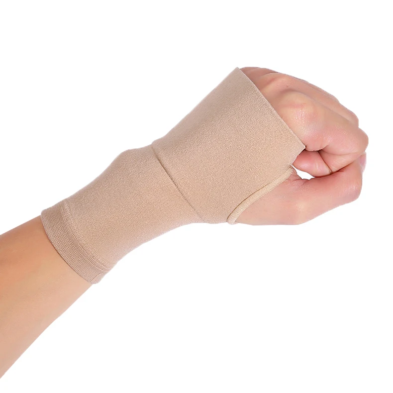 Carpal тоннель запястья Скоба компрессионные запястья поддержка рукав Здоровье Спорт Фитнес рука Защитный Браслет черный/кожа XXL