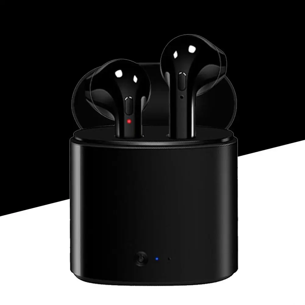 Беспроводная bluetooth-гарнитура I7s bluetooth-гарнитура бинауральные спортивные наушники bluetooth-гарнитура черно-белая