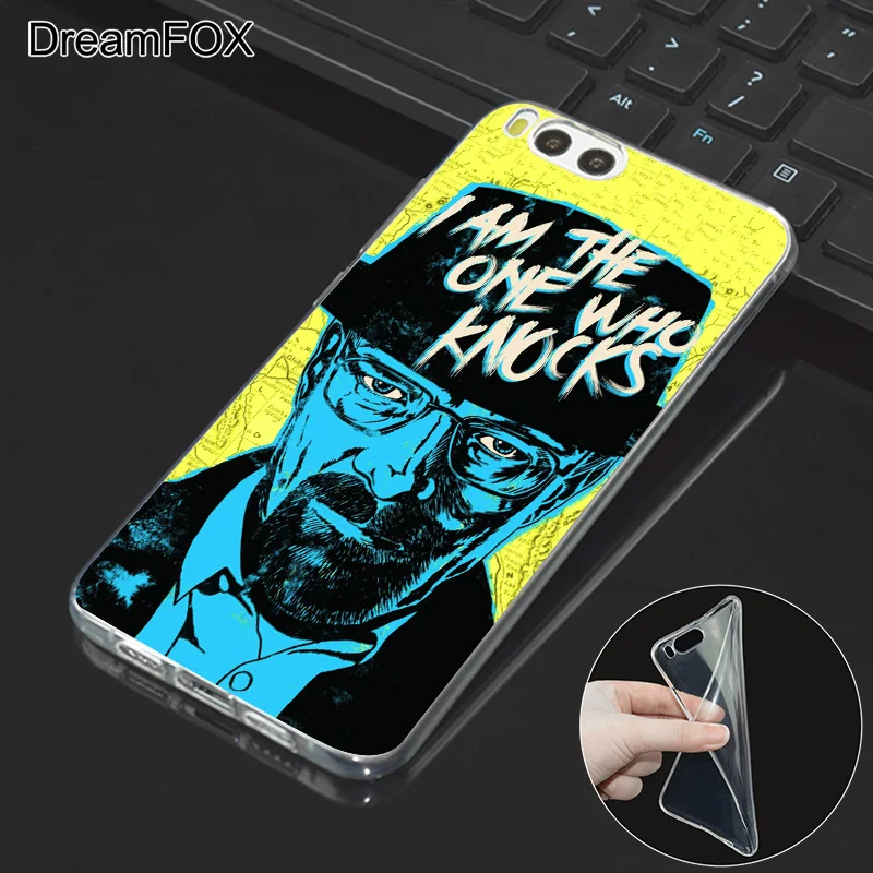 DREAMFOX M414 чехол с принтом во все тяжкие Мягкий ТПУ силиконовый для Xiaomi Mi Note 2 3 4 5 6 8 SE