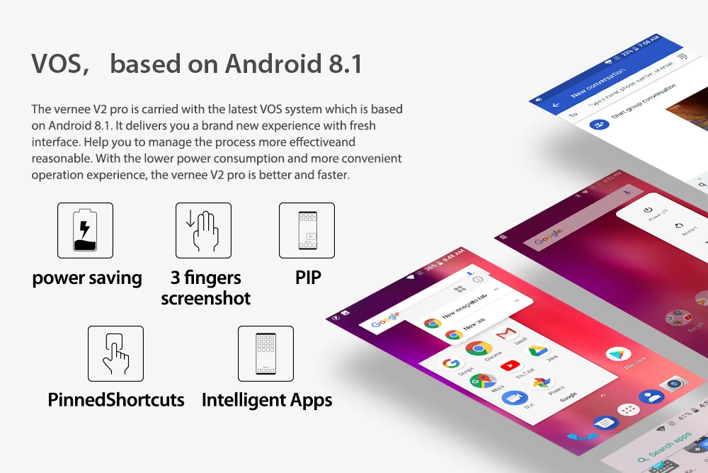 Vernee V2 Pro Android 8 1 IP68 водонепроницаемый смартфон 5 99 "Face ID 6 ГБ ОЗУ 64 Гб ПЗУ 21 МП 4