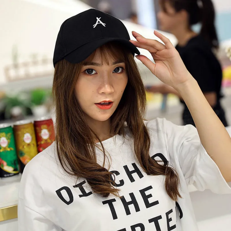 Бейсболки женские повседневные с буквенным принтом шикарные новые корейские