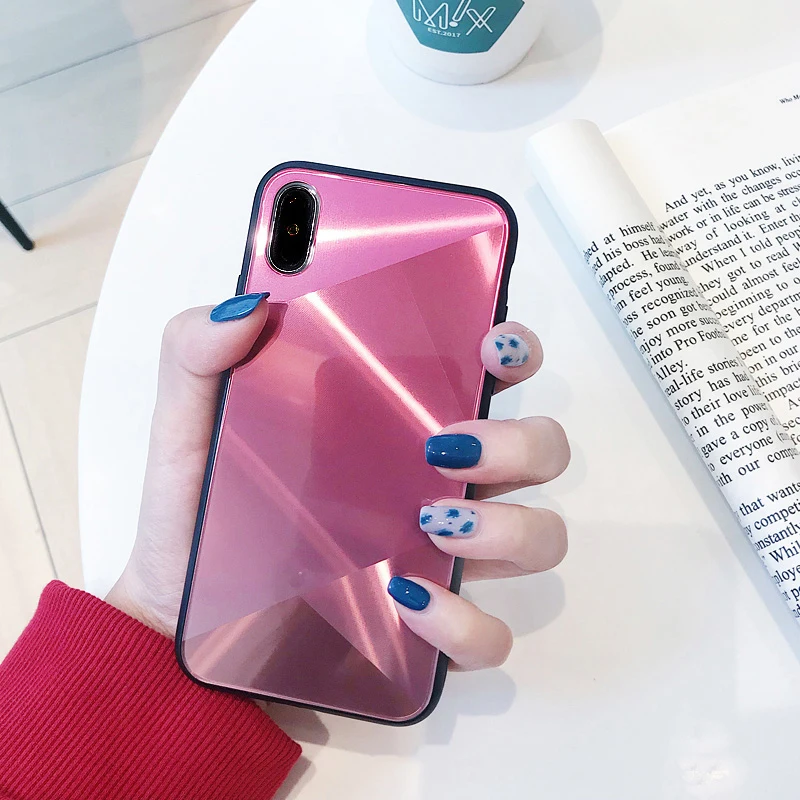 GlamPhoneCase 3D цветной градиентный лазерный чехол для телефона iPhone XS Max XR X 8 8plus 7 7plus 6 / 6S