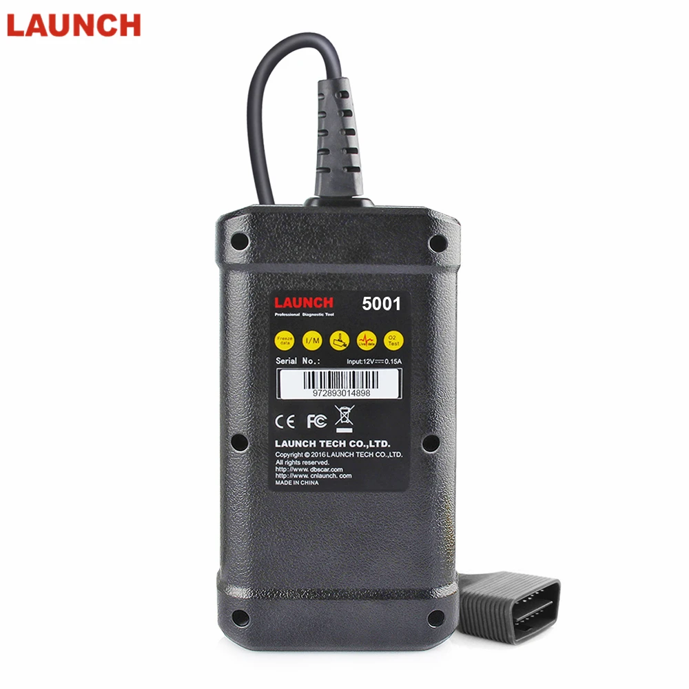 2019 устройство чтения кода LAUNCH Creader 5001 ODB OBD2 Автомобильный сканер OBD II