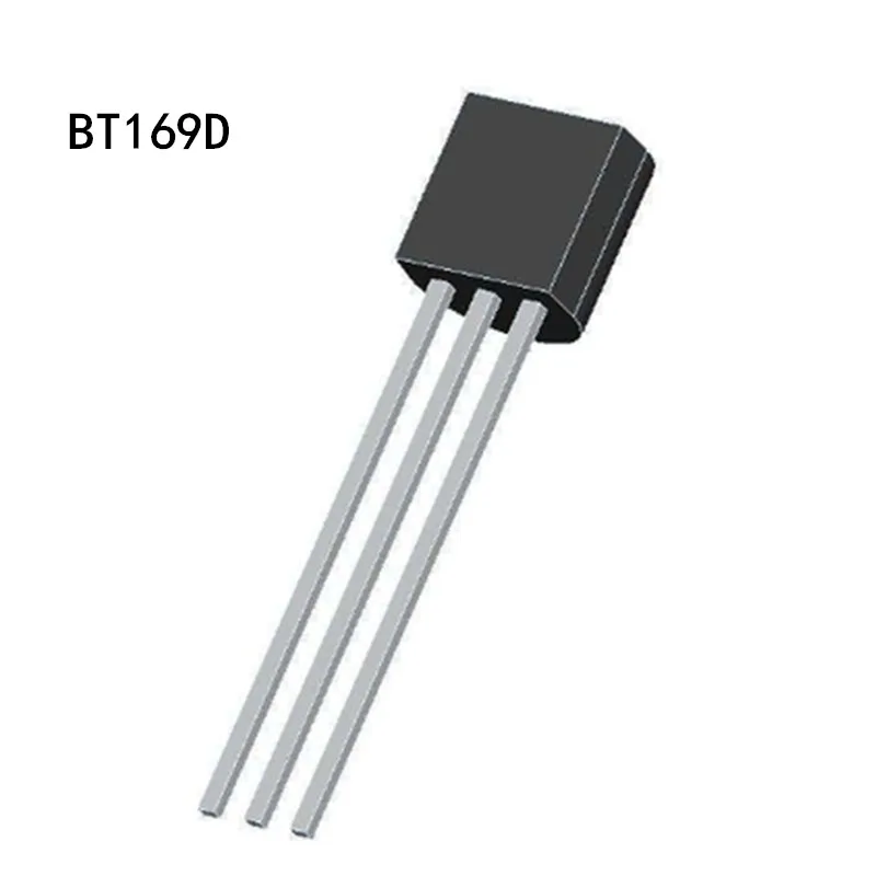 

50pcs BT169D BT169 TO-92 Triacs Thyristor 400V 9A