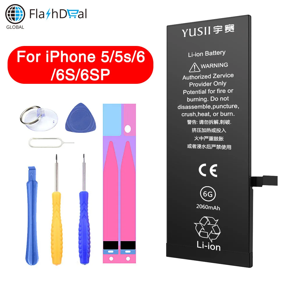 Новинка 2019 оригинальный аккумулятор Apple для iPhone 5 5S 6G 6 S 6SP сменный литий