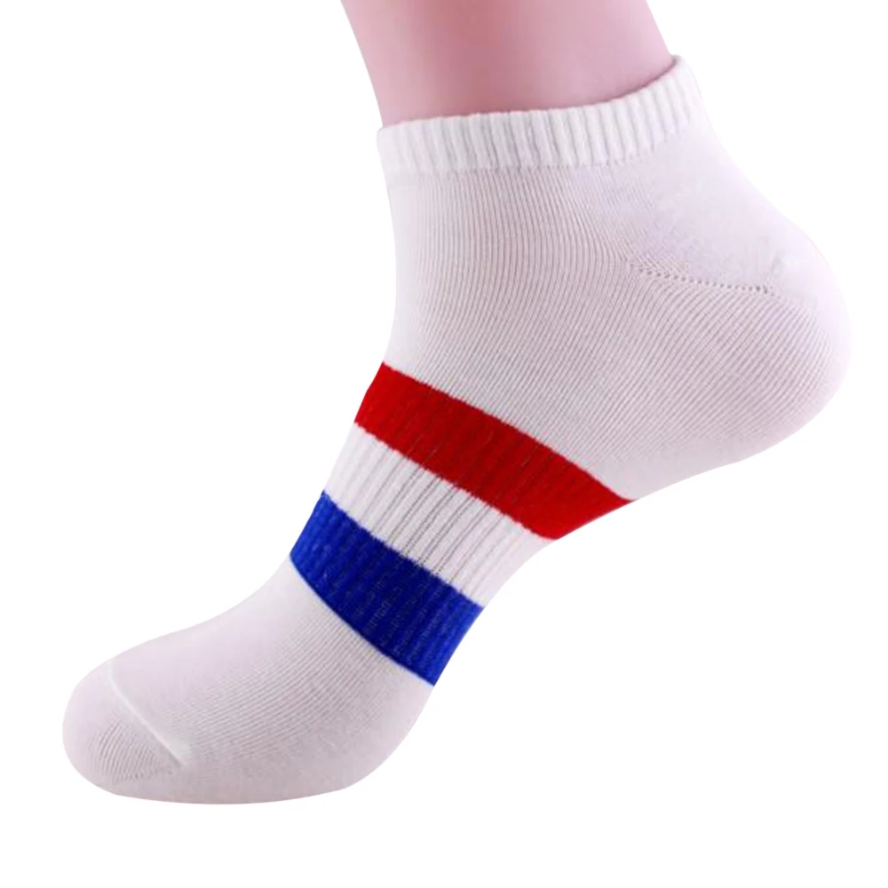 20 пар носков короткие модные дизайнерские мужские хлопковые носки в полоску