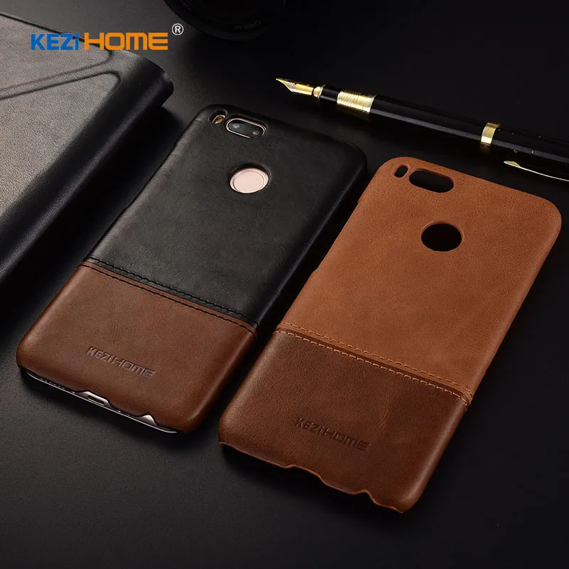 Чехол Kezihome для Xiaomi Mi A1 5X жесткий чехол из натуральной кожи 5X/Mi A1/Mi5X|case cover|leather casecase