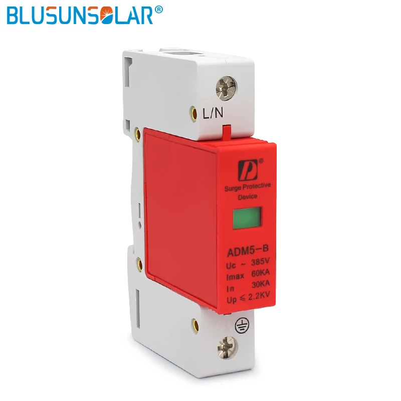 2 шт./партия высокое качество 1p L + PE 30 60kA 385V AC Din Rail SPD домашнее устройство для защиты