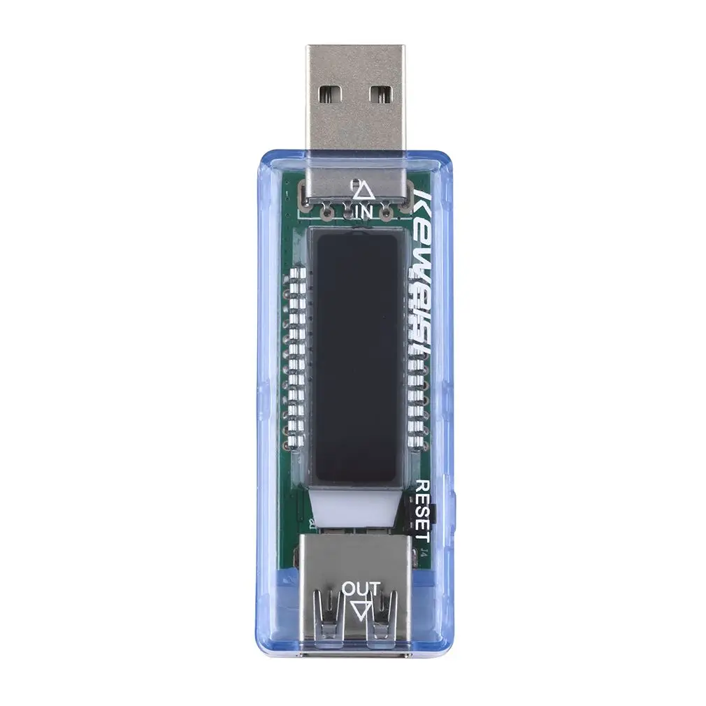 0 91 &quotoled экран USB зарядное устройство мощность тока детектор напряжения