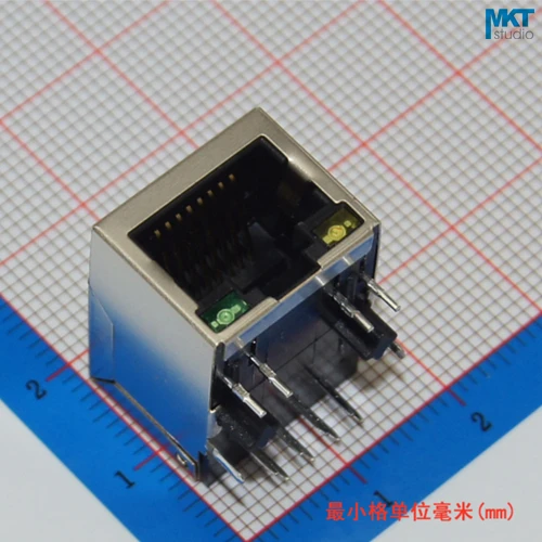 30 шт. гнездовой разъем RJ45 Ethernet PCB модульная клемма с трансформатором и