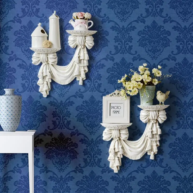 Европейская полимерная настенная полка для гостиной свадебное украшение