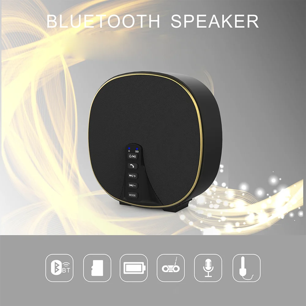 Уличный беспроводной Bluetooth 4 0 стерео портативный динамик Встроенный микрофон