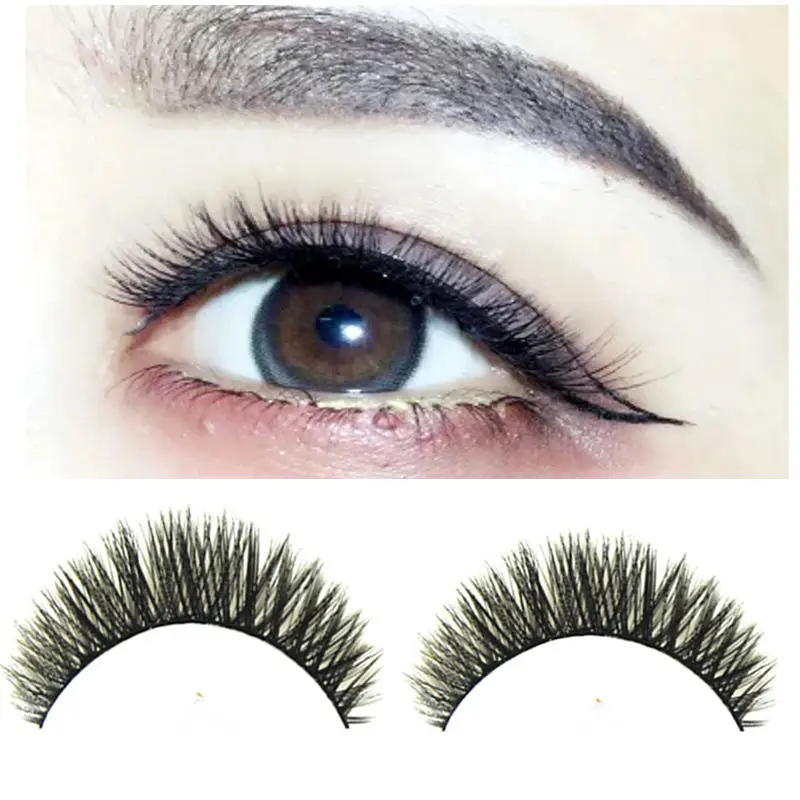 New 3 pairs 3D Mink eyelashes natural false soft fake eyelash extension hand made eye lashes | Красота и здоровье