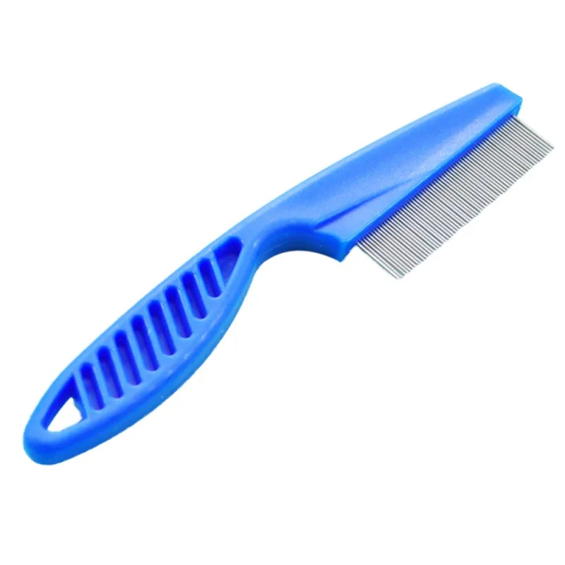 1pcs Dog Hair Comb Removed Brush Grooming For Dogs Cat Pet Supplies Flea Combs Stainless Steel Teeth |