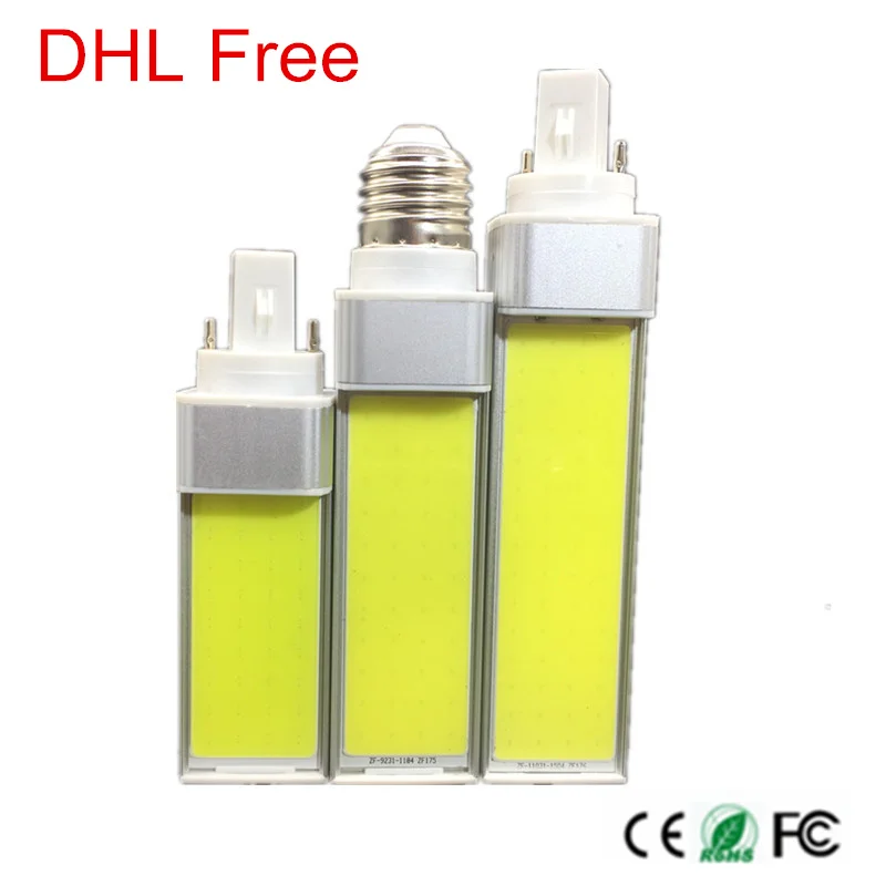 

Horizontal Pulg light 10W 12W 15W E27 G24 G23 E14 LED Corn Bulb Lamp Light COB Spotlight 180 Degree Warm White/Cold White 20Pcs