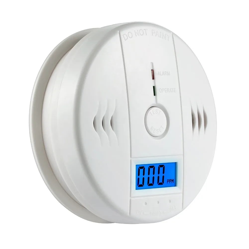 Домашняя безопасность 85 дБ предупреждение Высокочувствительный ЖК